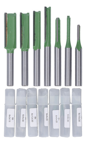 Juego De Herramientas De Fresado Router Bit De 7 Piezas Con