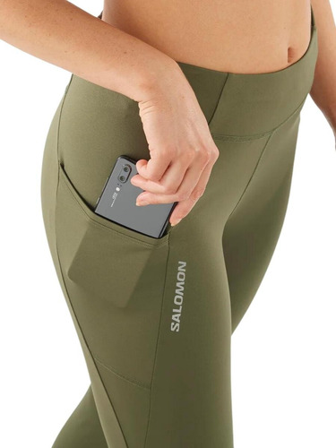 Calza Salomon Mujer Cross Run 25'' Tight C20383/vermus