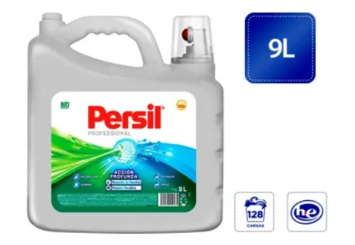 Detergente Líquido Persil Professional 9 Lts Biodegradable