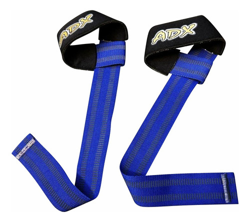 Par Strap Adx C/cojín Neopreno 6 Mm Costuras Nailon Color Azul