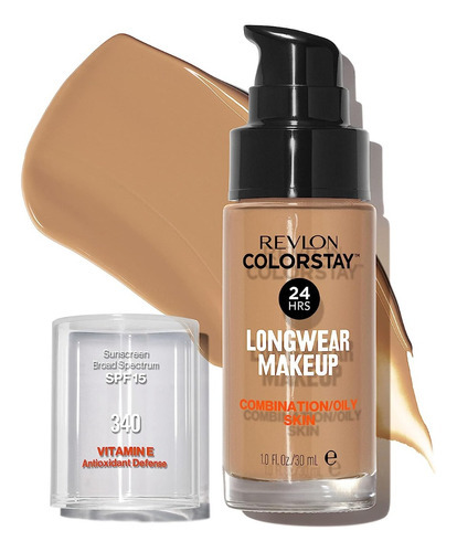 Base de maquiagem em liquida Revlon ColorStay Base Líquida Revlon Colorstay Cor 340 Early Tan  -  30mL 30g