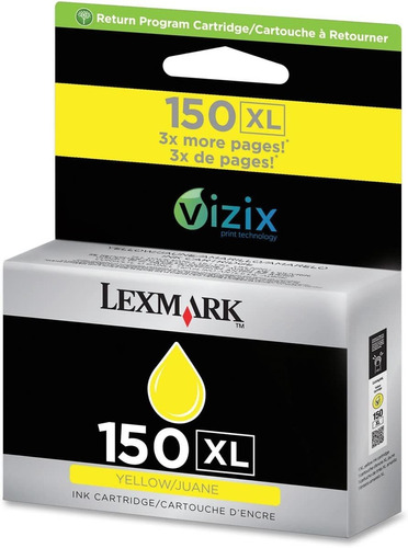 Lexmark High Yield 150xl Amarillo Tinta