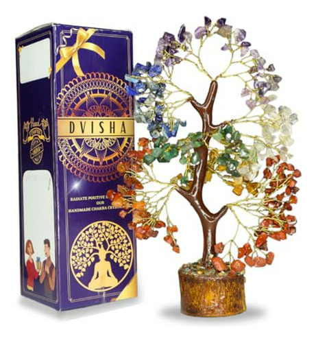 Árbol De La Vida De Cristal De Siete Chakras, Árbol De Bonsá