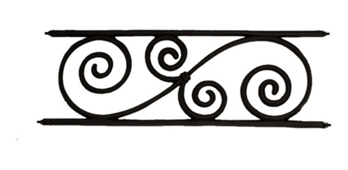 Trava Suporte De Mesa Paris Em Ferro Fundido 80x30cm