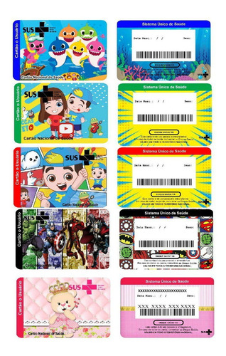 Imagem 2 de 2 de Cartao Sus Personalizao