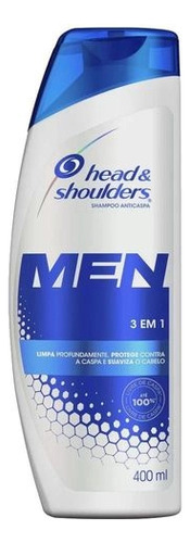 Shampoo 3 Em 1 Head & Shoulders 400ml