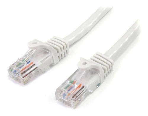 Startech - Cable 3m Blanco Red 100mbps Cat5e Ethernet Rj45 