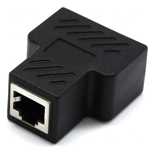 Kit 10 Conectores, Extensor R45 Splitter Plug T, Duas Saidas