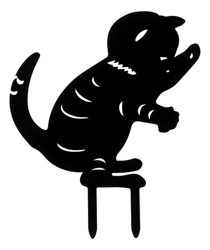 2025 Enchufe De Tierra Cat Silhouette Stake Cat Card