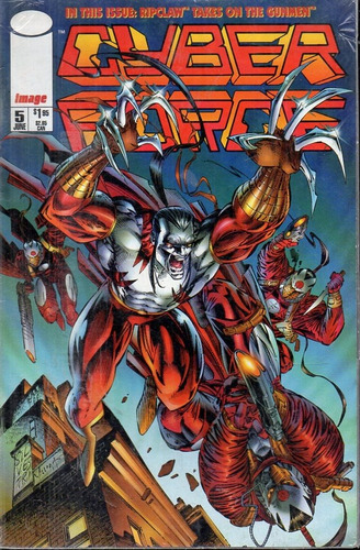 Revista Cyber Force 5 Image Comics En Ingles