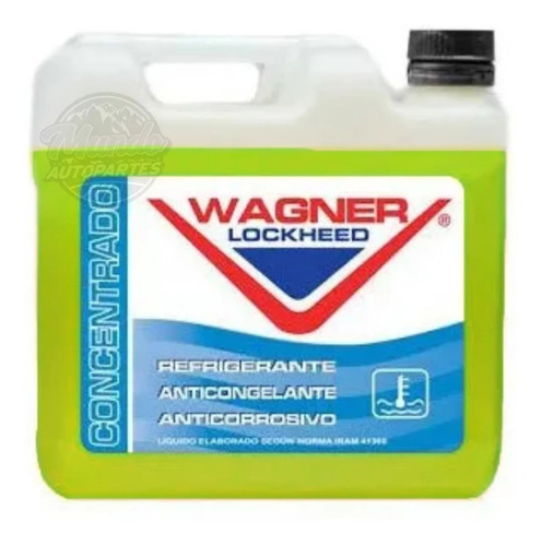 Imagen 1 de 4 de Liquido Refrigerante Wagner Verde 5 Litros