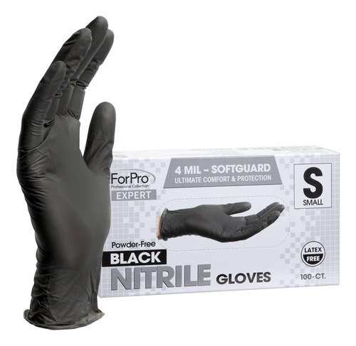 Guantes De Nitrilo Desechables De Forpro Expert Softguard, &