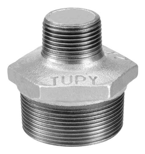 Nipel Red. Duplo Galvanizado 1/2 X 1/4  - Tupy