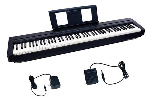 Piano Digital Yamaha P45b + Pedal + Funda + Soporte - Plus
