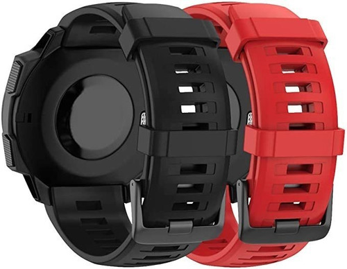 2 Mallas De Silicona  Garmin Instinct 2/ Solar/ Tactical 