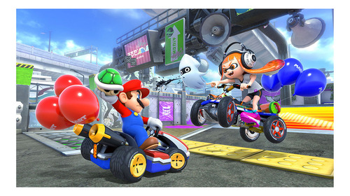 Nintendo Switch 1:1, Con Mario Kart Y 3 Meses De Membresia Neon