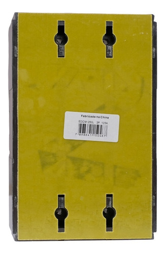 Disjuntor Caixa Moldada 125a Tripolar Edcm-250l