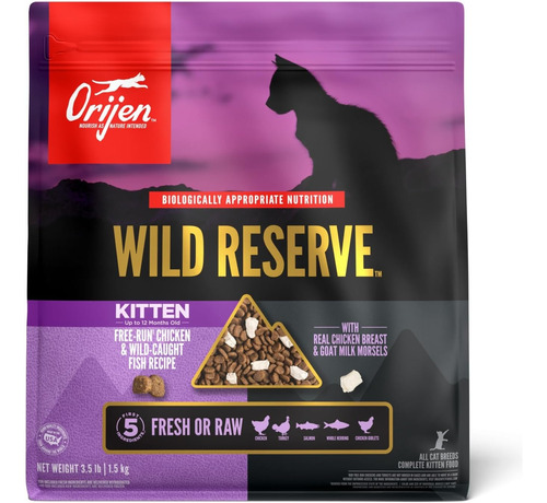 Alimento Seco Para Gatito Orijen Wild Reserve 3.5lb