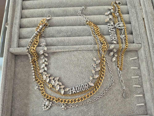 Collar & Pulsera Dio En Acero Inoxidable