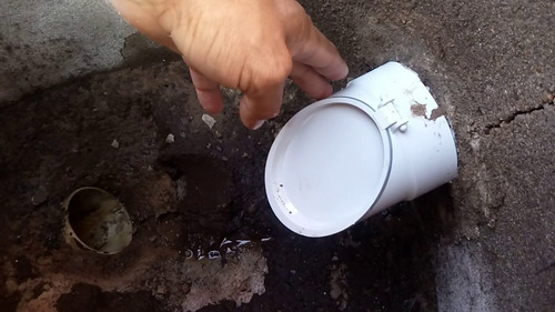Válvula De Retenção De Esgoto Cano 50mm Em Abs Com Anel Eva