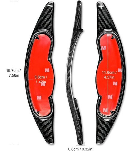 Para Mini Cooper F Carbono Fibra Cubierta Palas Cambio