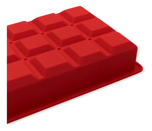 Forma De Gelo Retangular De Silicone Para 15 Cubos 30ml