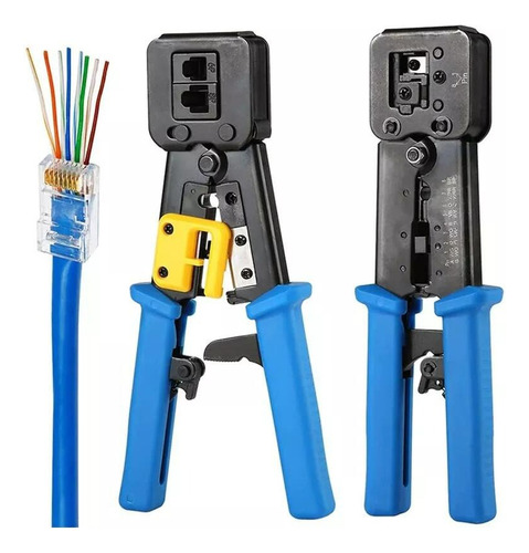 Crimpeadora Ez Rj45 +50 Conector Cat6 Prensa Anticorte