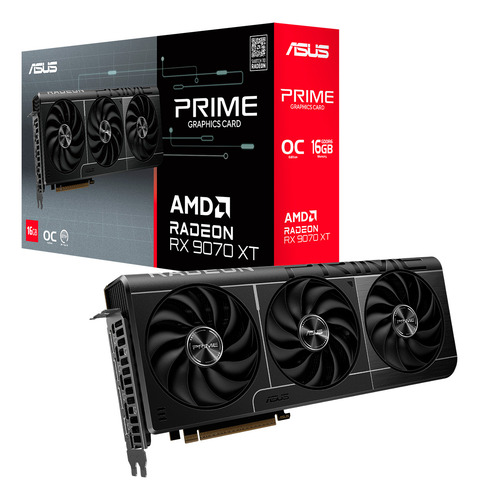 Tarjeta De Video Asus Prime Radeon Rx 9070 Xt Oc 16gb Gddr6