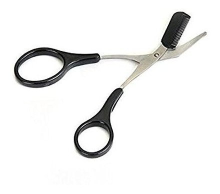 Cortador De Cejas Curvo, Tijeras Para Cejas, 2 Unidades