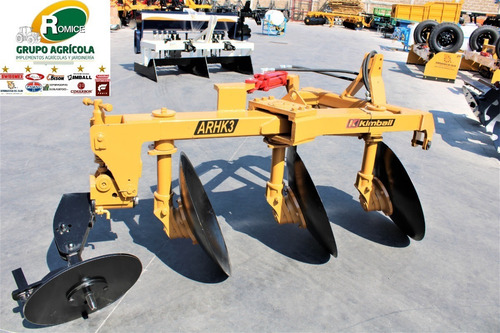 Arado Agricola 3 Discos Hidraulico Marca Kimball P Tractor
