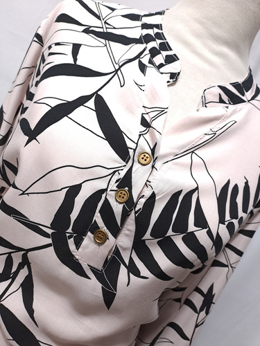 Blusa Camisola Fibrana Estampada Talles Grandes Otoño