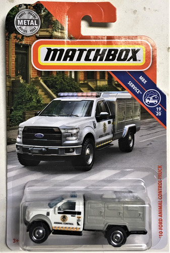 Matchbox # 19/20 - '10 Ford Animal Control Truck - Fyp42