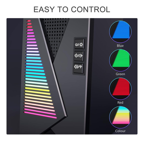 Altavoces De Computadora, Altavoces De Escritorio Rgb Dinámi