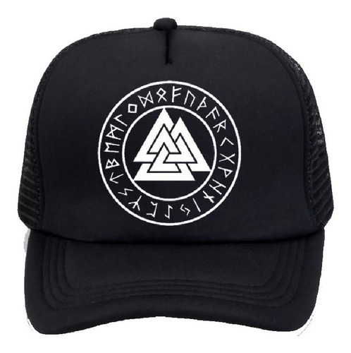 Gorra Trucker Amuleto Pagano Vikingo Joyeria Odin Nordico Nc