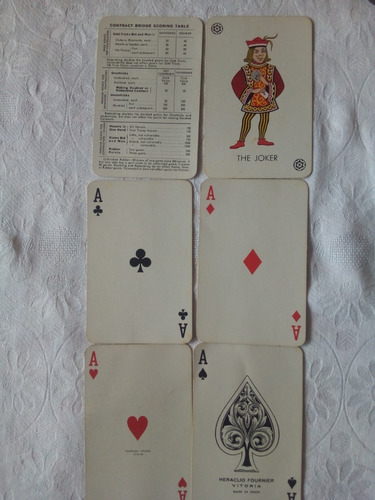 Imagen 3 de 3 de Cartas Heraclio Fournier. Vintage.