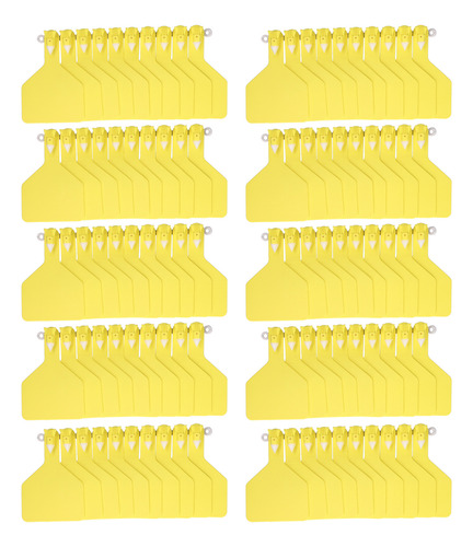 Kit Integrado De Plástico Para Orejas, 100 Piezas, Granja Ga