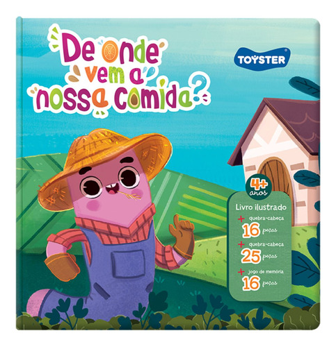 Livro Brinquedo  De Onde Vem A Nossa Comida? - Toyster