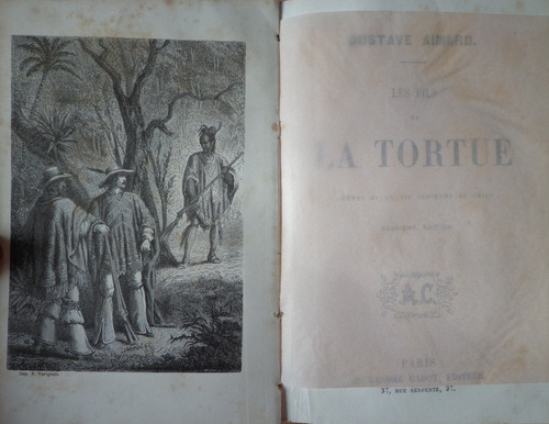 Aimard Escena Vida Indígena Mapuche Chile 1864