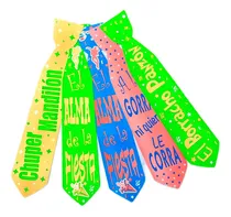 Comprar 36 Corbata Fiesta Neón Cartón Partynices Batucada