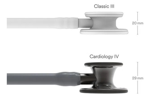 Estetos Littmann Cardiology Iv Cinza Smoke Espelhado 6238 3m