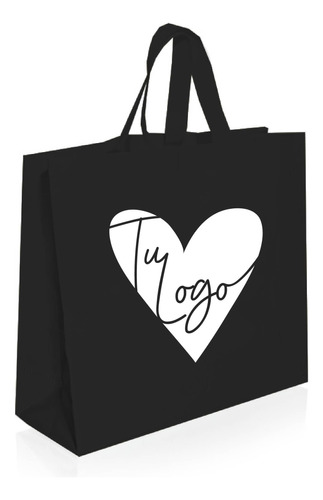 300 Eco Bolsa Logo Una Cara Un Color 42x37x16x16 M/t/ Fuelle