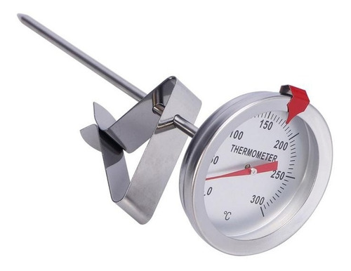 Termometro Inoxidable 0 A 300°c Sonda 30cm Cocina Aceite Car