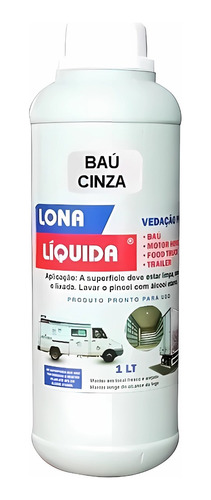 Lona Líquida Impermeabilizante - 1 Litro Cinza