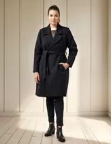 Comprar Tapado Largo De Paño Sobretodo Saco Invierno Mujer Abrigoa09