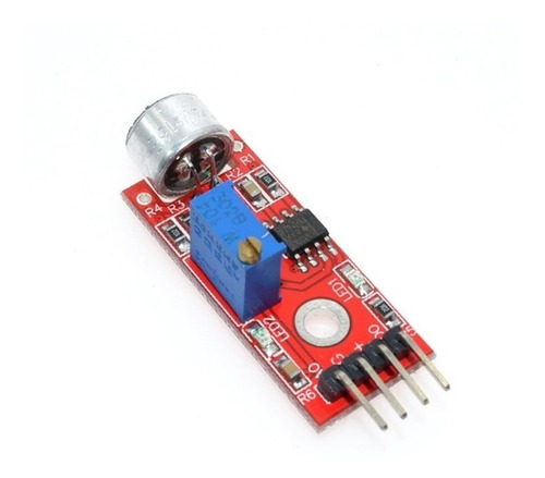 Imagen 1 de 6 de Micrófono De Alta Sensibilidad Para Arduino