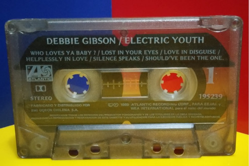 Casete Debiie Gibson - Electric Youth 1989