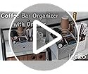 Organizador De Barra De Café Con Cajón De Madera