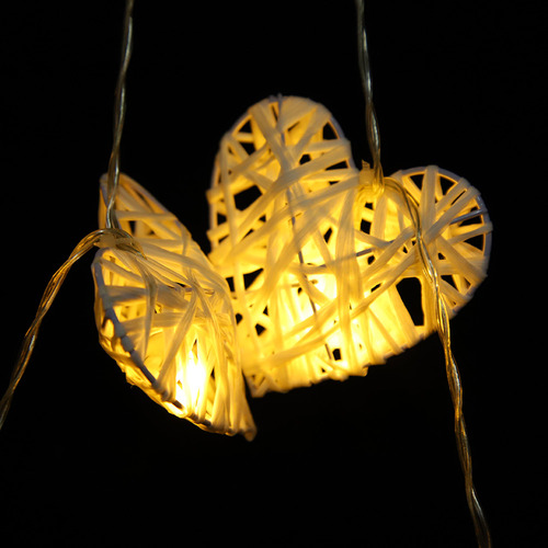 Cordón De Ratán Con Forma De Bola Cálida Y Romántica Con For