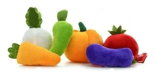 Juguete Cartera Frutas Y Verduras Peluche Phi Phi Toys 2641