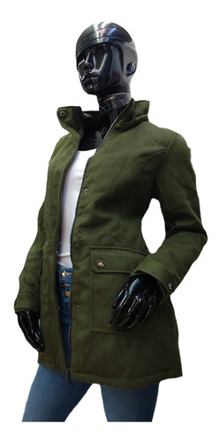 Imagen 4 de 8 de Chamarra Doble Vista Impermeable Chaqueta Abrigo Cazadora
